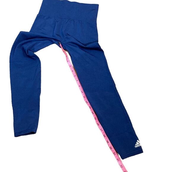 Adidas Navy Primeknit Athletic Leggings, Size XS, NWT - Picture 12 of 14